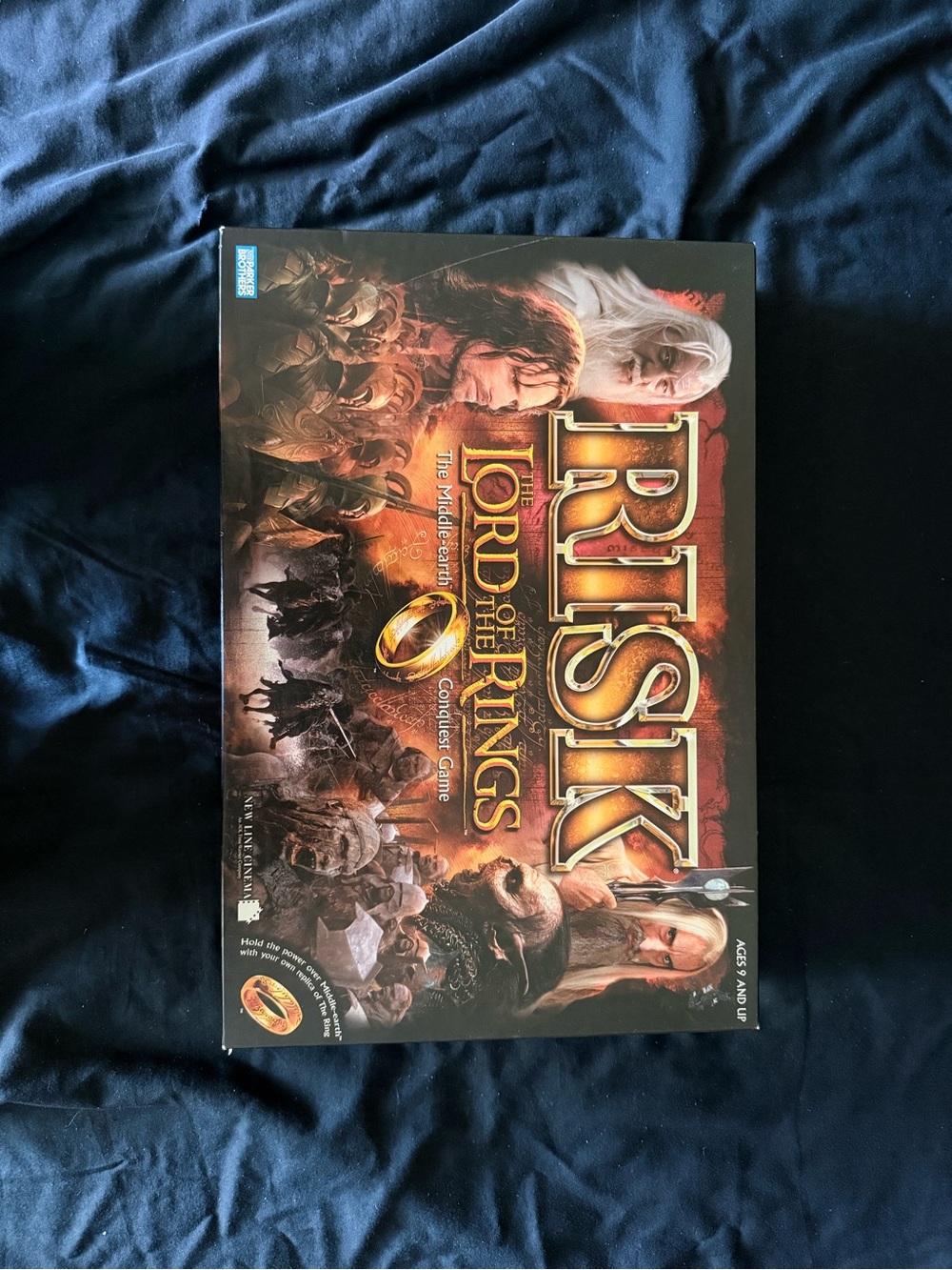 Risk: The Lord of the Rings Strategy Board Game - Black/Orange Box